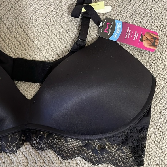 MAIDENFORM BLACK BRA - Picture 2 of 6